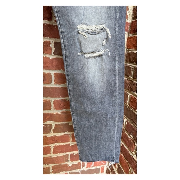 NWOT Anthropologie MOTHER Scraper Relaxed Cuff Ankle in Unstitched In The Dark - Picture 7 of 13